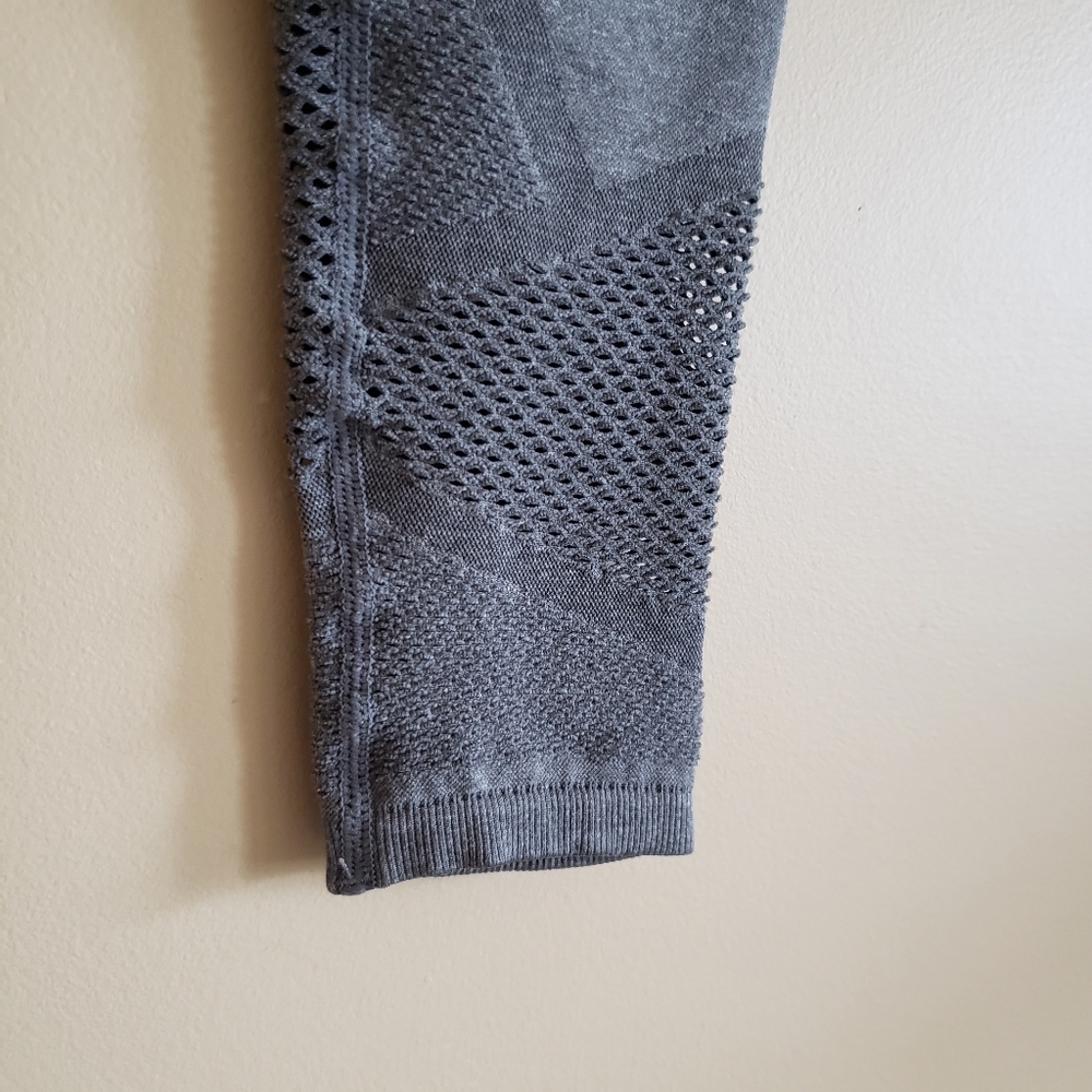 Fabletics Gray Cutout Workout Leggings - image 3